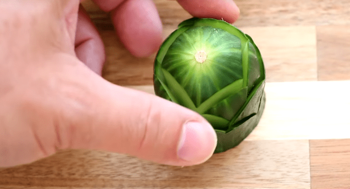 Как сделать красивую нарезку из овощей