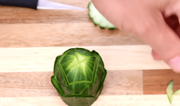 Как сделать красивую нарезку из овощей