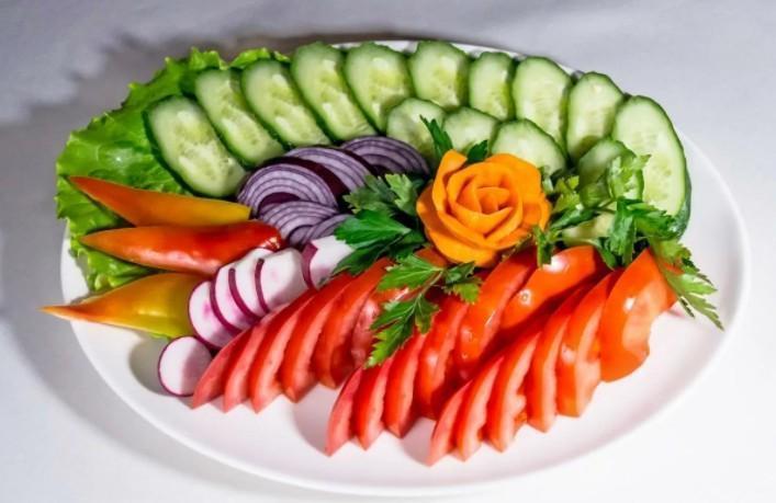 Нарезка овощей красиво фото