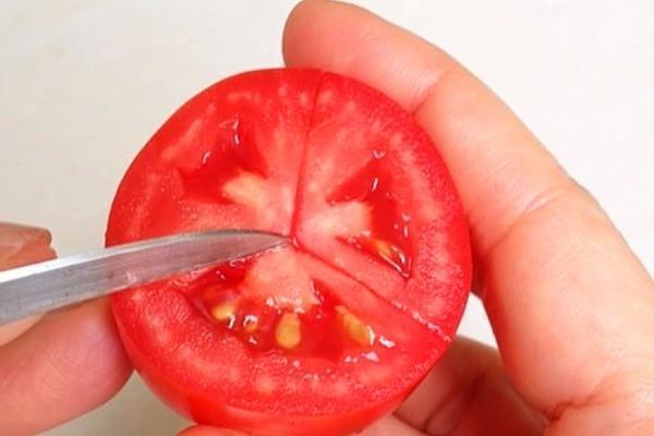 помидор как красиво нарезать