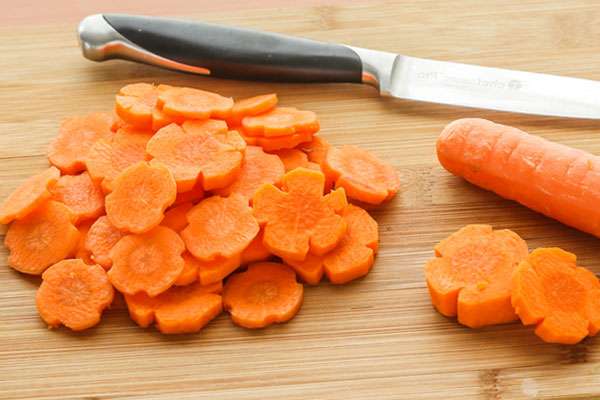 как красиво порезать морковь