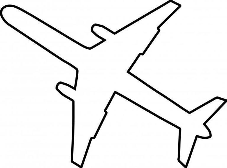 Самолет картинка для детей из бумаги